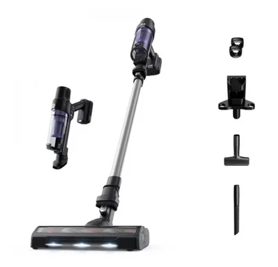 Прахосмукачка Rowenta X-Pert 7.60 RH6A35WO безкабелна, 140W, 18V, 0.44L, лилава