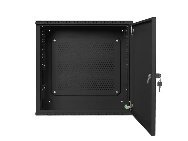 Lanberg rack cabinet 19" wall-mount 6U+3u/540x200 low-profile black (assembled)
