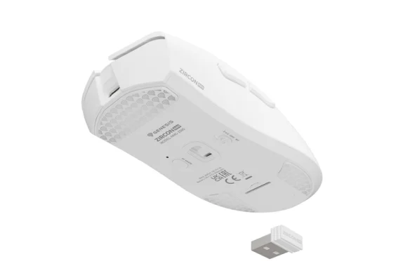 Fury Gaming Mouse Zircon 880 Wireless 12000 dpi, White