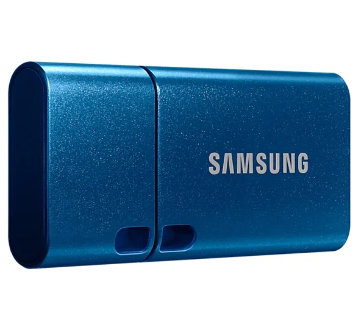 Samsung 256 GB Flash Drive, Read 400 MB/s, USB-C 3.2 Gen 1, Water-proof, Magnet-proof, X-ray-proof, Blue