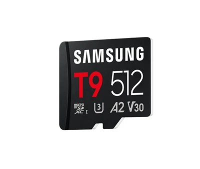 Samsung 512GB micro SD Card T9 UHS-I Read 200MB/s - Write 130MB/s Class 10 U3 V30 A2