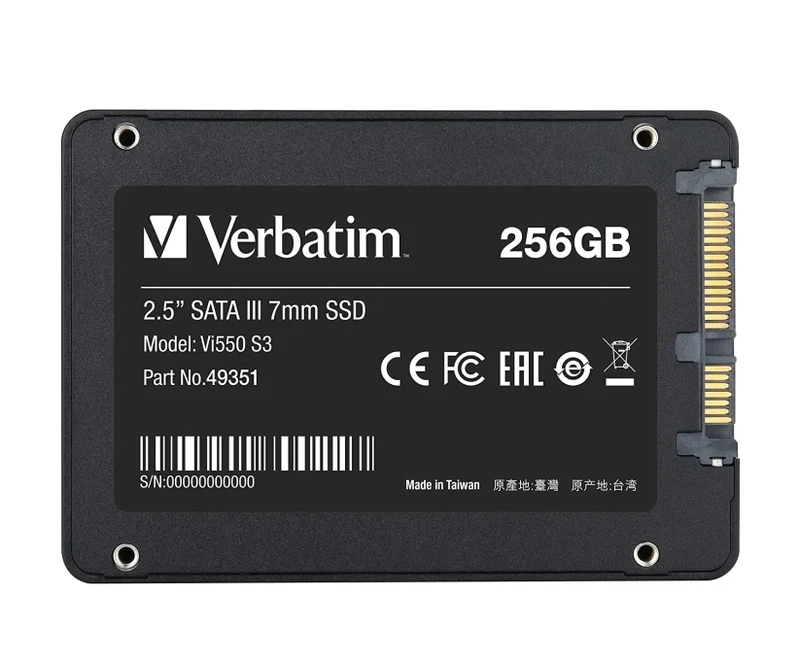 Verbatim Vi550 S3 2.5" SATA III 7mm SSD 256GB