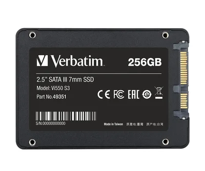 Verbatim Vi550 S3 2.5" SATA III 7mm SSD 256GB