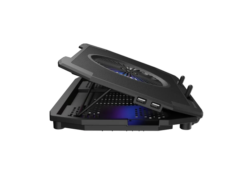Охлаждаща подложка за лаптоп Genesis Oxid 850, 15.6"-17.3", 5 вентилатора, LED подсветка