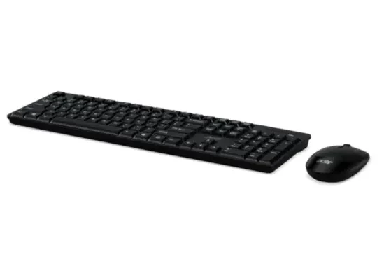 Acer Combo set AAK410 Keyboard & Mouse , Wireless, USB, Standard, Black, No Cyrillic