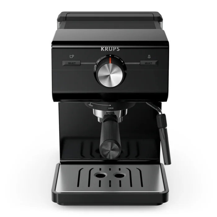 Кафемашина Krups XP381810 Espresso, 15 bar, 1400 W, 2 л, Черен