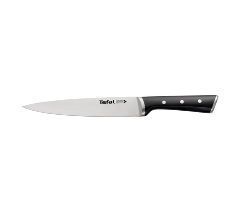 Нож за рязане Tefal Ingenio Ice Force K2320714 20см, неръждаема стомана, черна дръжка
