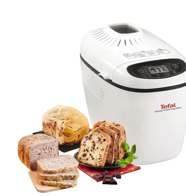 Tefal PF610138, Home Bread Baguette, Bread Maker, 1600W, 1500 g, 16 Programs, white