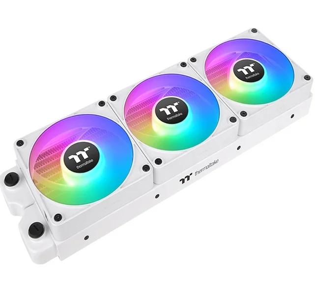Thermaltake CT140 EX Reverse ARGB Sync PC Cooling Fan 3 Pack Magnetic Connect White