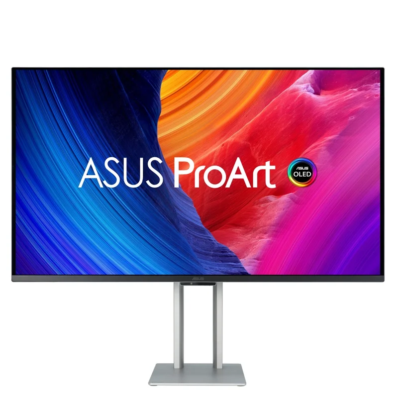 Asus ProArt Display OLED PA32UCDM Professional Monitor, 32 '', 4K UHD (3840 x 2160), QD-OLED, Ultra-slim, 240Hz, 0.1ms, Auto Calibration, HDR-10, HLG, Dolby Vision, 99% DCI-P3, DE< 1, Thunderboltї4 PD 96W, Calman Ready, ColourSpace Integration, Ergonomic