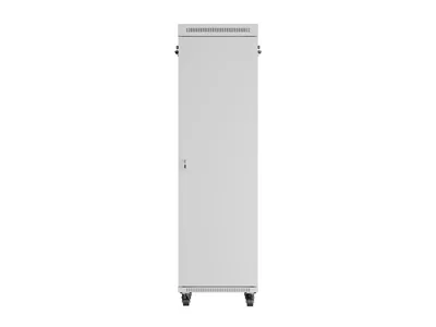 Lanberg rack cabinet 19" free-standing 42U/600x800 (flat pack) with glass door lcd grey v2