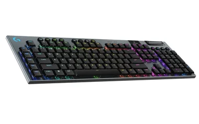 Гейминг клавиатура Logitech – G915 X LIGHTSPEED, безжична, US, черна, LINEAR
