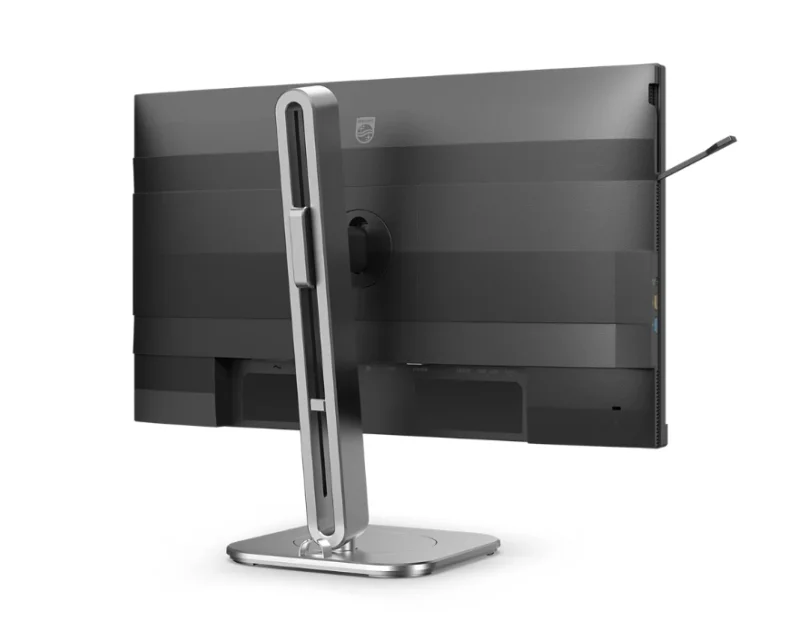 Монитор Philips 24B2G5200 23.8" IPS, Full HD, 100Hz, Adaptive-Sync, регулиране на височина, USB хъб, черен