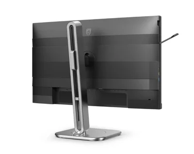 Монитор Philips 24B2G5200 23.8" IPS, Full HD, 100Hz, Adaptive-Sync, регулиране на височина, USB хъб, черен