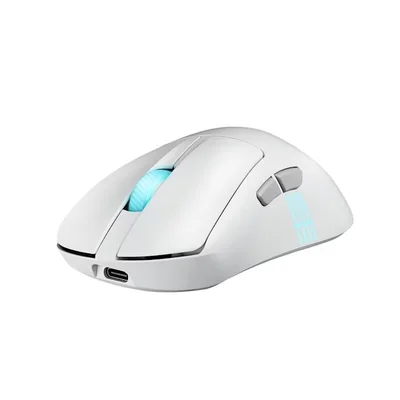 Геймърска мишка ASUS ROG Keris II Origin Wireless Moonlight White