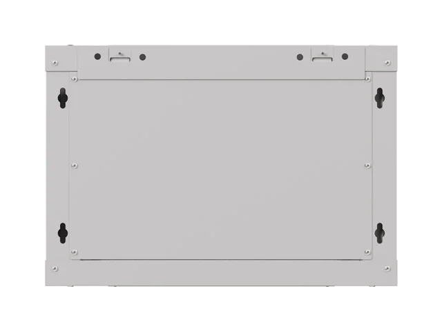 Lanberg rack cabinet 19" wall-mount 6U/540x350 (flat pack) with glass door grey