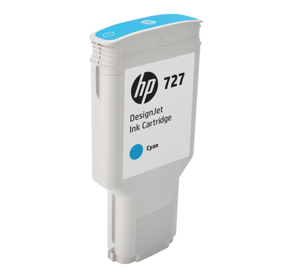 HP 727 300-ml Cyan DesignJet Ink Cartridge