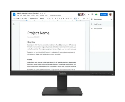 Монитор Lenovo ThinkVision S22-4e – 21.5" IPS FHD, 100Hz