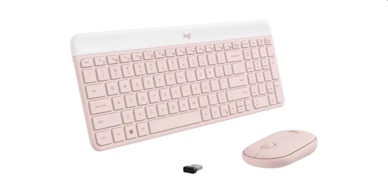 LOGITECH MK470 Slim Combo   - ROSE - US INT'L - 2.4GHZ - INTNL-973