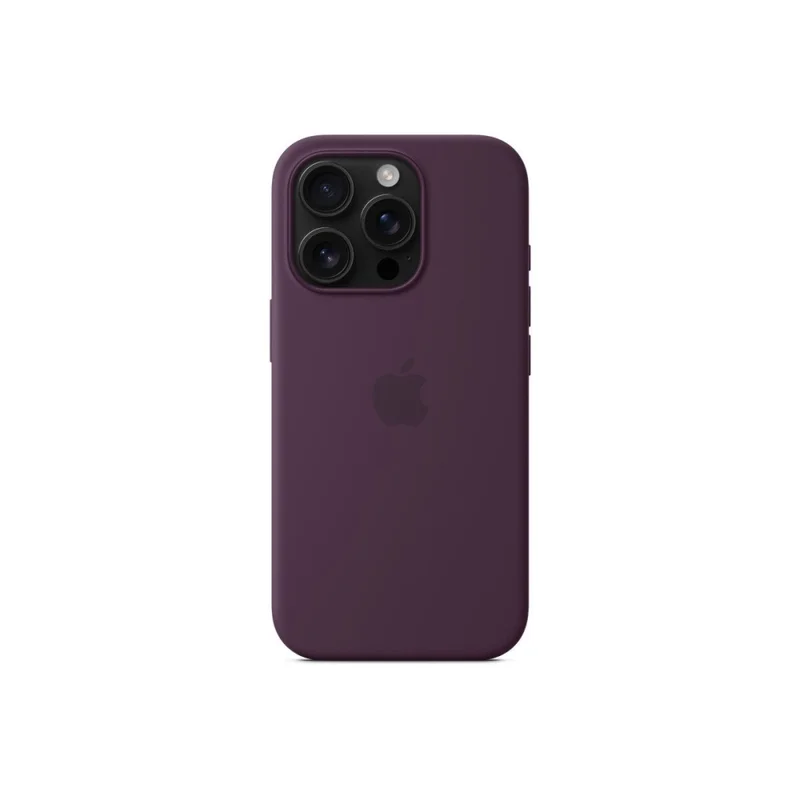 Apple iPhone 16 Pro Silicone Case with MagSafe - Plum