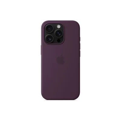 Apple iPhone 16 Pro Silicone Case with MagSafe - Plum