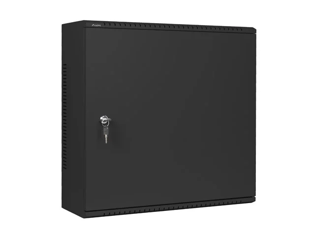 Lanberg rack cabinet 19" wall-mount 6U+3u/540x200 low-profile black (assembled)