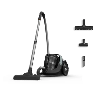 Прахосмукачка Rowenta RO7C32EA Green Force Cyclonic Effitech 900W, HEPA, 2.5 л, за сухо почистване, черна