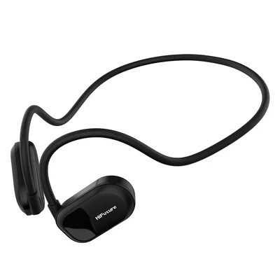 HiFuture FutureMate Black, Open Ear Comfort, Bluetooth 5.3, Dual Mics ENC Calling System, Playtime up to 8 Hours, IPX5 Waterproof, Extra Bass Boost