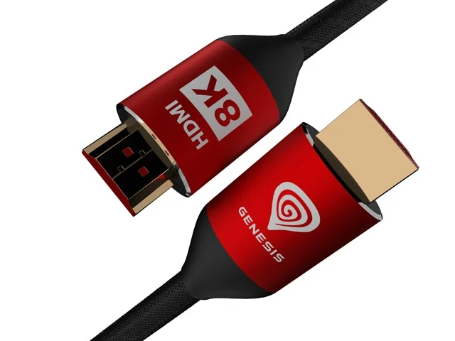 HDMI кабел Genesis Ultra High-Speed 3m 8K V2.1 (черен/червен)