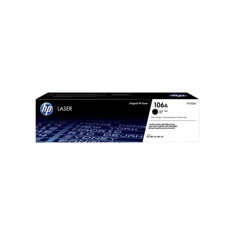 Тонер касета HP 106A W1106A Black за HP Laser 107a/107r/107w, MFP 135a/135ag/135r/135w/135wg/137fnw/137fwg