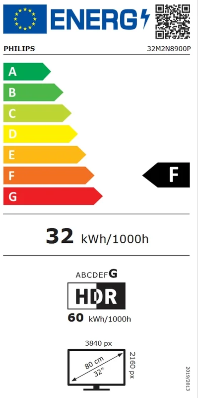 Монитор Philips 32M2N8900P 31.5" QD-OLED 3840x2160 240Hz Бял