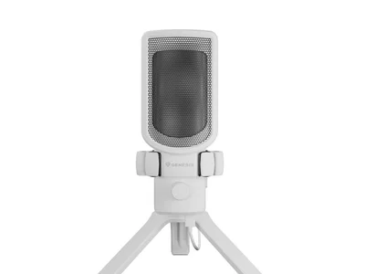 Микрофон Genesis Radium 250 USB с поставка Бял