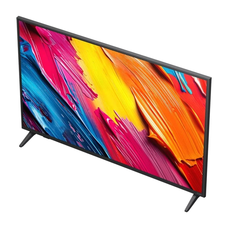 LG 43QNED70A6A, 43" 4K QNED HDR Smart TV, 3840x2160, DVB-T2/C/S2, Alpha 7 AI Processor, HDR10 / HLG, webOS 25 ThinQ, VRR / ALLM / HGiG, 4K Upscaling, WiFi 5, Voice ID, Bluetooth 5.0, AirPlay 2, LAN, CI, HDMI, SPDIF, Google Cast, 2 pole Stand