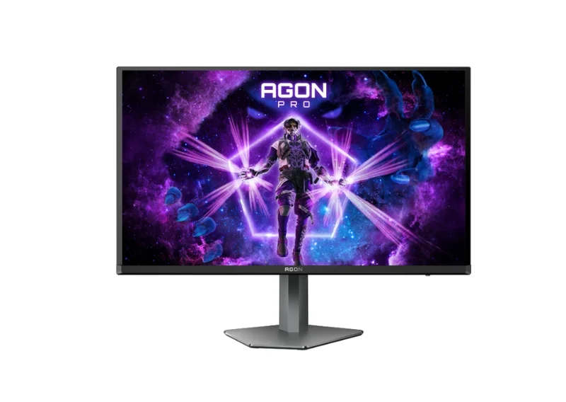 AOC AG276UZD, 26.5" QD-OLED, 3840x2160@240Hz, 0.03ms GtG, 1000cd m/2, 1.500.000:1, 80M:1 DCR, Adaptive Sync, FlickerFree, LowBlue Mode, 5Wx2, Tilt, Height Adjust, Pivot, Swivel, 2xHDMI, DP, USB hub, KVM