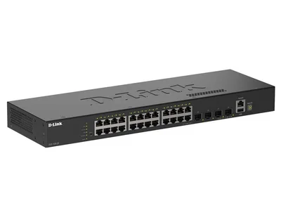 D-Link 24 Ports GE + 4 Ports 10G SFP+ Smart Managed Switch