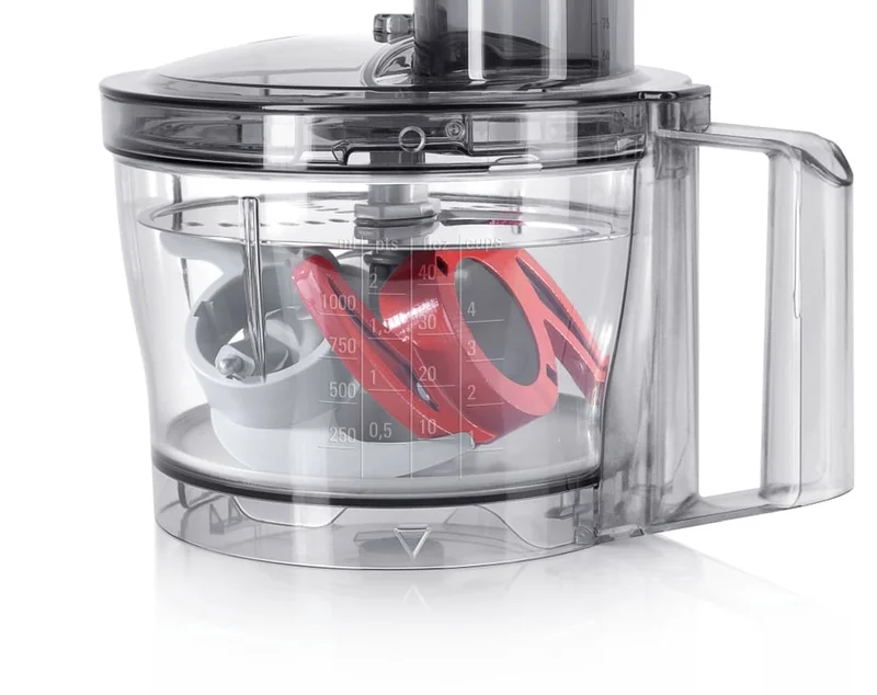 Bosch MCM3100W, Kitchen machine, MultiTalent 3, 800 W, BPA, plastic bowl 2.3 l , Double-sided stainless steel disc for cutting and shredding, Dough attachment, white