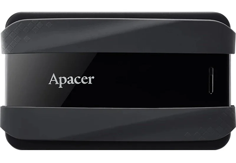 Apacer AC533, 1TB 2.5" SATA HDD USB 3.2 Portable Hard Drive Plastic / Rubber Jet black