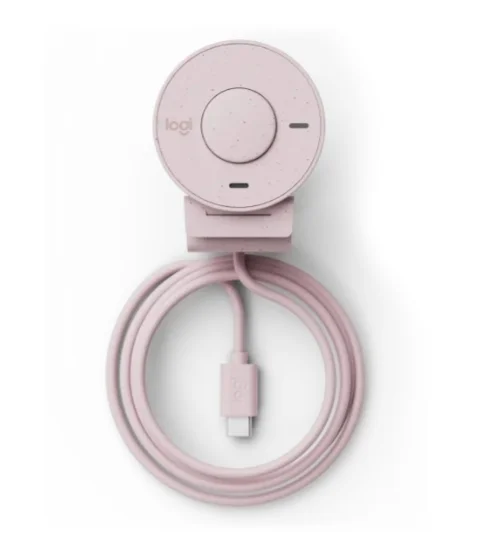 Уеб камера Logitech Brio 300 Full HD, Rose, USB