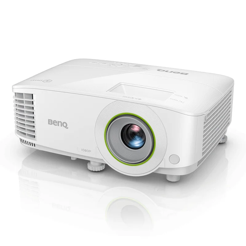 BenQ EH600 DLP 1080P, 16:9, 3500lm, Wireless Android-based Smart Projector 1.1X, Throw Ratio 1.47-1.62, HDMIx2 (1 for wireless dongle), Wireless projection (support Android, iOS, Windows,MAC,Chrome), Dual Band WiFi, BT 4.0, up to 15000 hrs, 2.5 Kg, White