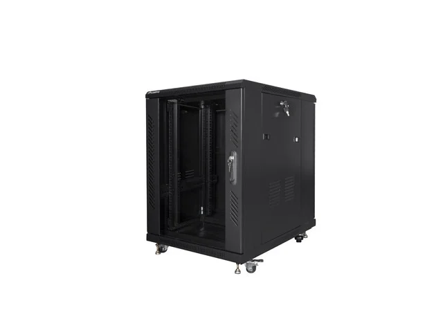 Lanberg rack cabinet 19" free-standing 15U/600x800 (flat pack) black