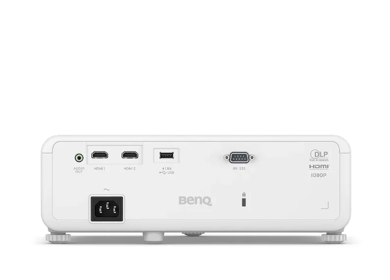 Мултимедиен проектор BenQ LH550 DLP 1920x1080 Full HD, 2600 ANSI лумена, LED, 15 000:1, 1.1x зуум, HDMI x2, USB-A, 10W говорител, бял