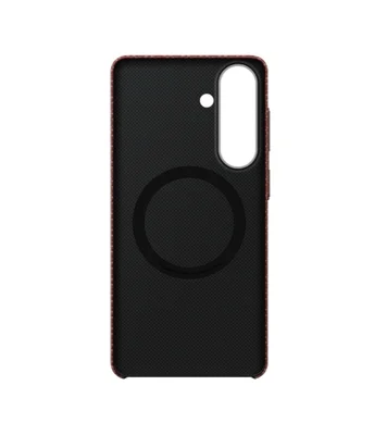 Калъф Samsung S26+ Carbon Magnet, коралово червен
