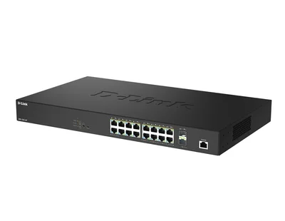 D-Link 16 Ports 2.5Gbps PoE(90W)+ 2 Ports 10G SFP+ Smart Managed Switch