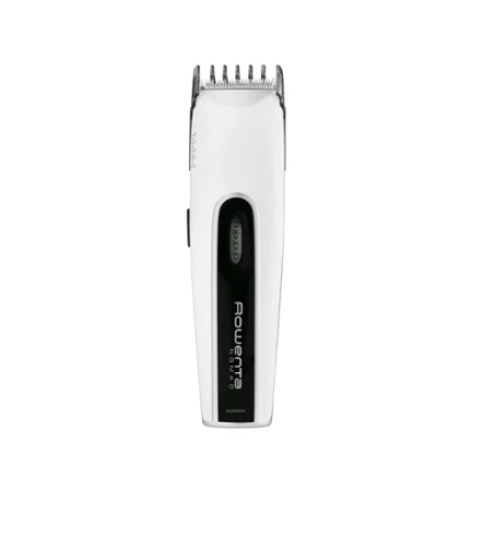 Rowenta TN1400F1, Hair clipper Nomad, new design, 2 adjustable combs with 9 settings each (3-15 mm, 18-30mm), rechargeable, corded, autonomy 40min + main, stainless steel blade, charging led, charging stand