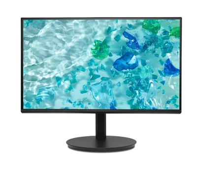 Acer Vero CB242YP6bmiprx, 23.8" FHD (1920x1080), IPS, 144Hz, 100M:1, 250nits, 4ms (GTG)/1ms(VRB), Adaptive Sync, VGA, HDMI, DP, Audio In/Out, ZeroFrame, Speakers, Ergostand, EnergyStar, EPEAT Gold, Energy Class B, Black, 3Y