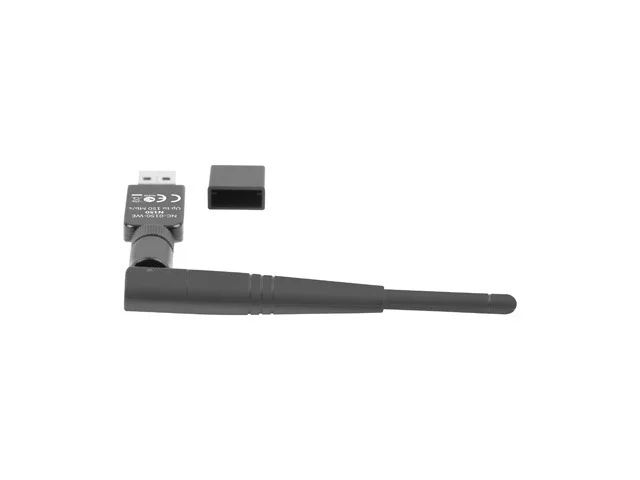 Безжичен USB мрежов адаптер Lanberg NC-0150-WE N150 с външна антена