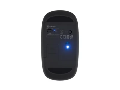 Мишка NATEC Lark Wireless, 4000 DPI, Bluetooth 5.0, Blue Sense, Grey