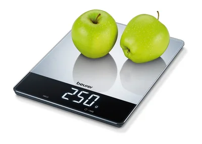 Кухненска везна Beurer KS 34 XL 15 kg, Magic LED, инокс