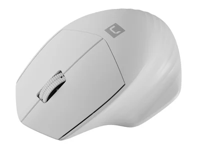Мишка NATEC Siskin Wireless 1600 DPI 2.4GHz + Bluetooth 5.0, оптична, бяла