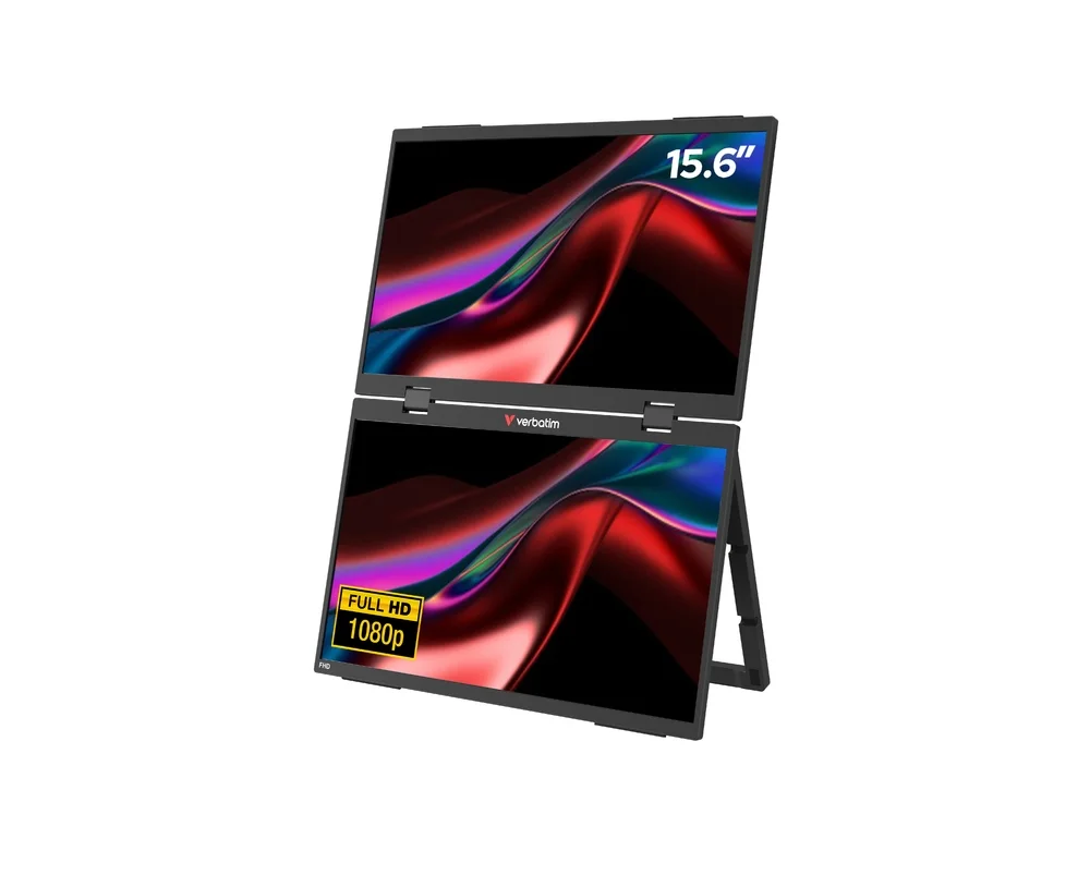 Verbatim Portable 15.6" Dual Monitor Essentials